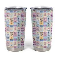 Aloha Summer Posters Grunge Textures Tumbler Cup LT01 Multicolor - Polynesian Pride