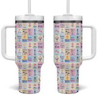 Aloha Summer Posters Grunge Textures Tumbler With Handle LT01 One Size: 40 oz Multicolor - Polynesian Pride
