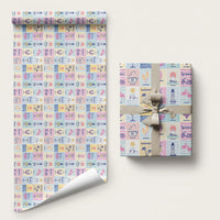 Aloha Summer Posters Grunge Textures Wrapping Paper LT01 58" × 23" Multicolor - Polynesian Pride