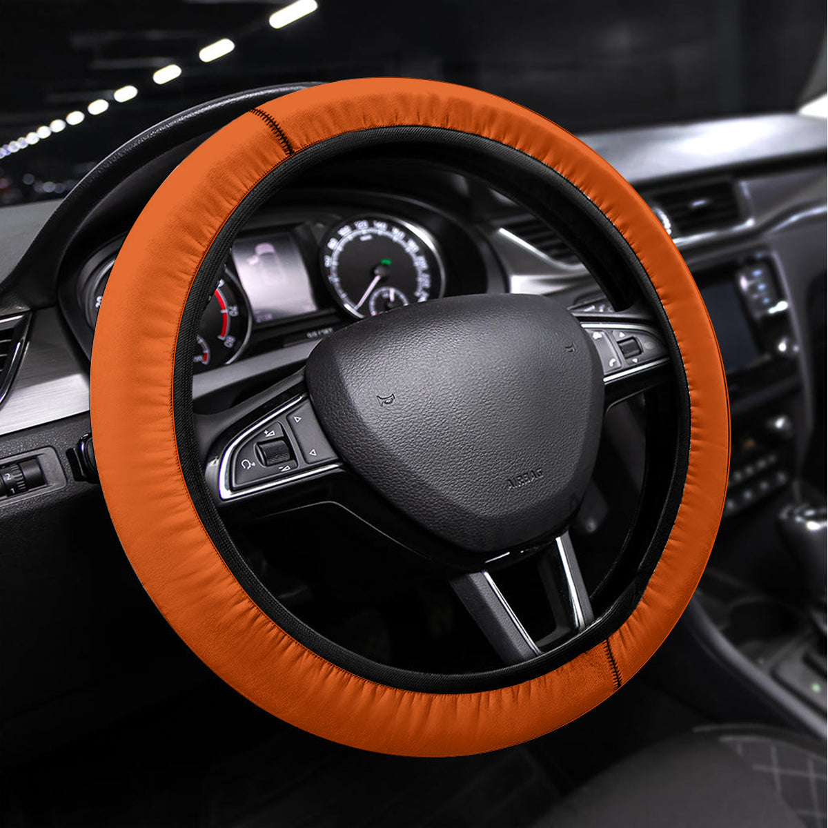 New Zealand and Ireland Rugby Steering Wheel Cover Silver Fern With Shamrock 2023 World Cup LT01 Universal Fit Art - Polynesian Pride