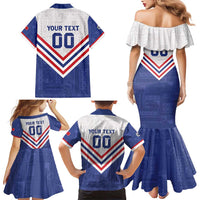 Custom Toa Samoa Rugby Family Matching Mermaid Dress and Hawaiian Shirt 1992-1993 Special Edition LT01 - Polynesian Pride