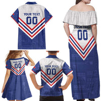 Custom Toa Samoa Rugby Family Matching Off Shoulder Maxi Dress and Hawaiian Shirt 1992-1993 Special Edition LT01 - Polynesian Pride