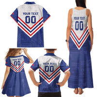 Custom Toa Samoa Rugby Family Matching Tank Maxi Dress and Hawaiian Shirt 1992-1993 Special Edition LT01 - Polynesian Pride