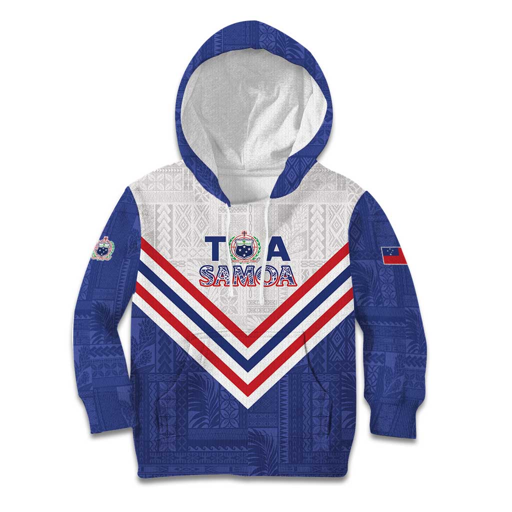 Custom Toa Samoa Rugby Kid Hoodie 1992-1993 Special Edition - Polynesian Pride