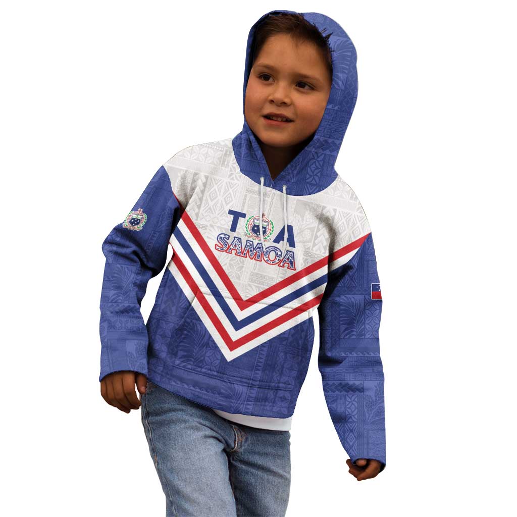 Custom Toa Samoa Rugby Kid Hoodie 1992-1993 Special Edition - Polynesian Pride