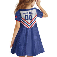 Custom Toa Samoa Rugby Kid Short Sleeve Dress 1992-1993 Special Edition LT01 - Polynesian Pride
