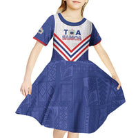 Custom Toa Samoa Rugby Kid Short Sleeve Dress 1992-1993 Special Edition LT01 - Polynesian Pride