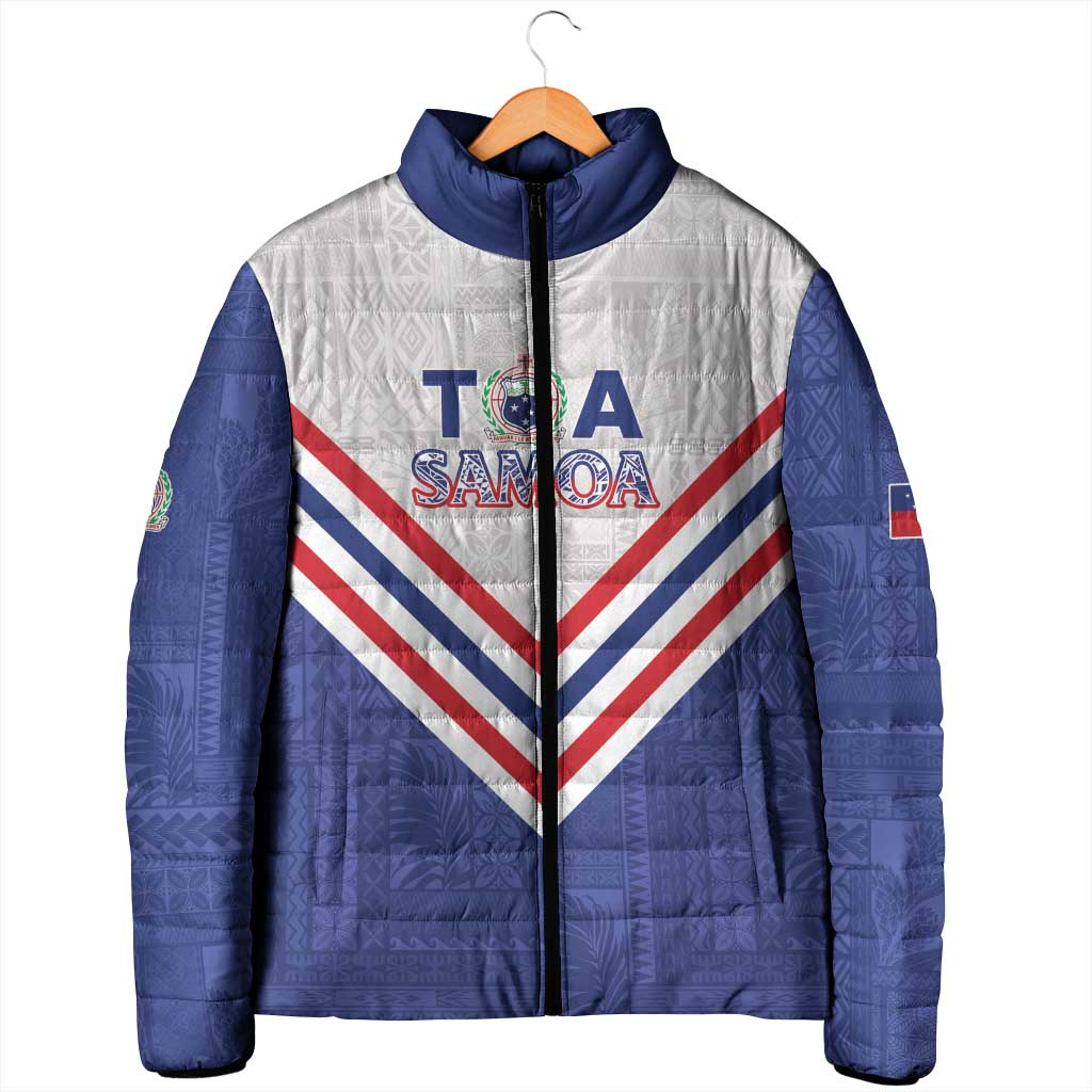 Custom Toa Samoa Rugby Padded Jacket 1992-1993 Special Edition - Polynesian Pride