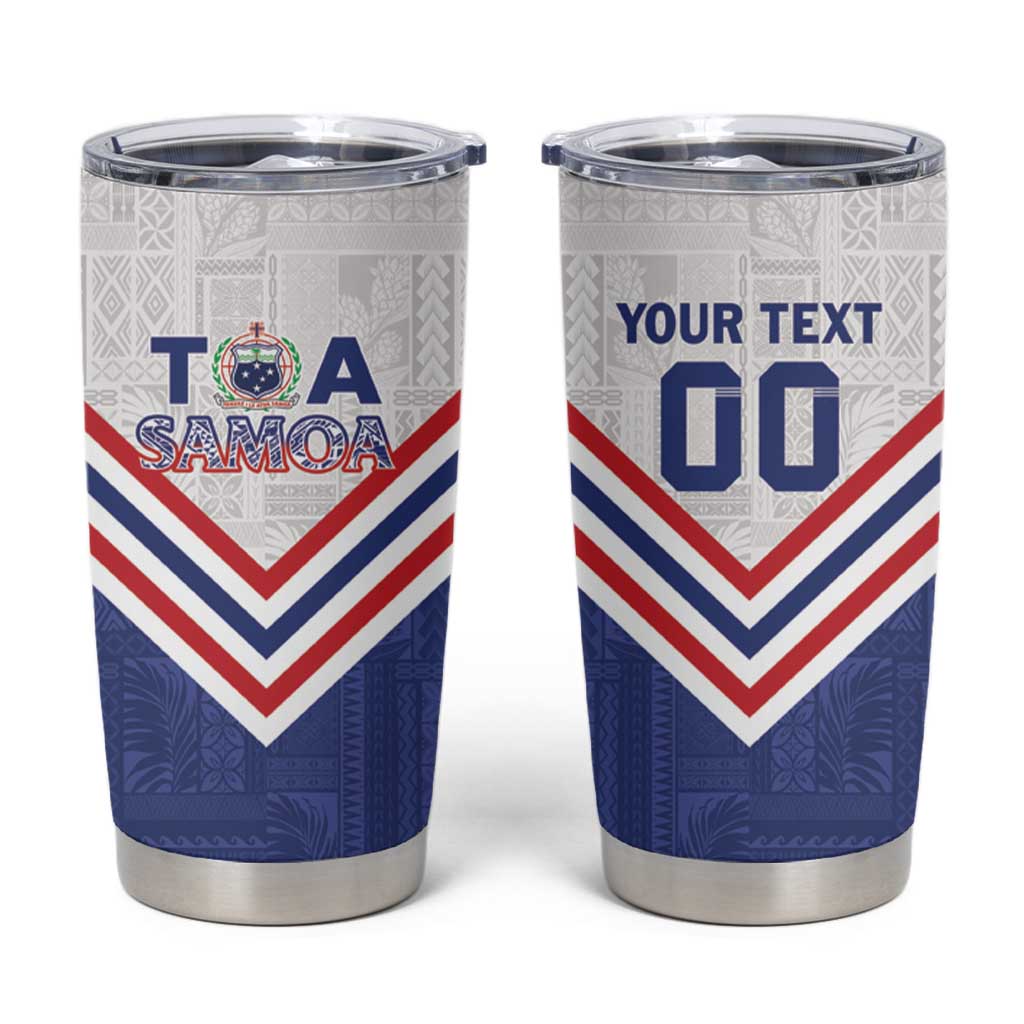 Custom Toa Samoa Rugby Tumbler Cup 1992-1993 Special Edition - Polynesian Pride