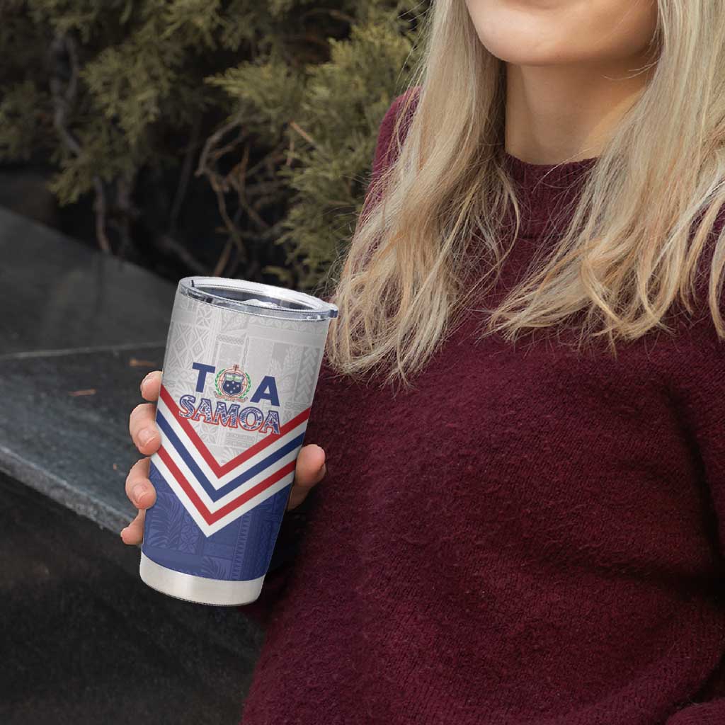 Custom Toa Samoa Rugby Tumbler Cup 1992-1993 Special Edition - Polynesian Pride