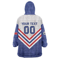 Custom Toa Samoa Rugby Wearable Blanket Hoodie 1992-1993 Special Edition - Polynesian Pride