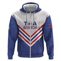 Custom Toa Samoa Rugby Zip Hoodie 1992-1993 Special Edition - Polynesian Pride