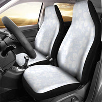 Plumeria Floral White Sunday Car Seat Cover LT01 - Polynesian Pride