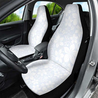 Plumeria Floral White Sunday Car Seat Cover LT01 - Polynesian Pride