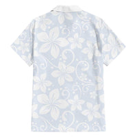 Plumeria Floral White Sunday Family Matching Summer Maxi Dress and Hawaiian Shirt LT01 - Polynesian Pride