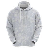 Plumeria Floral White Sunday Hoodie LT01 - Polynesian Pride