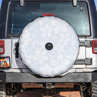 Plumeria Floral White Sunday Spare Tire Cover LT01 White - Polynesian Pride