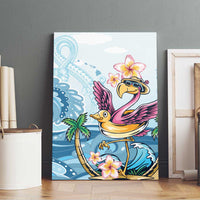 Hawaii Flamingo Canvas Wall Art Plumeria Tropical Beach LT01 - Polynesian Pride
