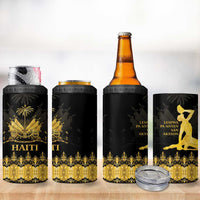 Haiti Neg Marron Gold 4 in 1 Can Cooler Tumbler Lespwa pa anyen san aksyon LT01 - Polynesian Pride