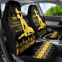 Haiti Neg Marron Gold Car Seat Cover Lespwa pa anyen san aksyon LT01 - Polynesian Pride