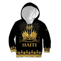 Haiti Neg Marron Gold Kid Hoodie Lespwa pa anyen san aksyon LT01 Hoodie Gold - Polynesian Pride