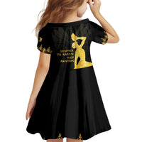 Haiti Neg Marron Gold Kid Short Sleeve Dress Lespwa pa anyen san aksyon LT01 - Polynesian Pride