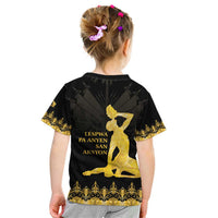 Haiti Neg Marron Gold Kid T Shirt Lespwa pa anyen san aksyon LT01 - Polynesian Pride
