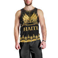 Haiti Neg Marron Gold Men Tank Top Lespwa pa anyen san aksyon LT01 - Polynesian Pride