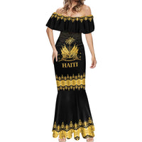 Haiti Neg Marron Gold Mermaid Dress Lespwa pa anyen san aksyon LT01 - Polynesian Pride