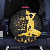 Haiti Neg Marron Gold Spare Tire Cover Lespwa pa anyen san aksyon LT01 - Polynesian Pride