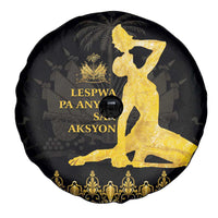 Haiti Neg Marron Gold Spare Tire Cover Lespwa pa anyen san aksyon LT01 - Polynesian Pride