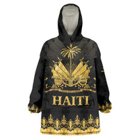 Haiti Neg Marron Gold Wearable Blanket Hoodie Lespwa pa anyen san aksyon LT01 One Size Gold - Polynesian Pride