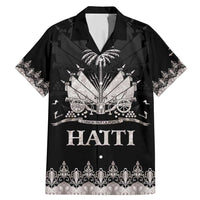 Haiti Neg Marron Silver Family Matching Mermaid Dress and Hawaiian Shirt Hope is Nothing Without Action LT01 Dad's Shirt - Short Sleeve Silver - Polynesian Pride