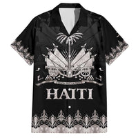 Haiti Neg Marron Silver Family Matching Short Sleeve Bodycon Dress and Hawaiian Shirt Hope is Nothing Without Action LT01 Dad's Shirt - Short Sleeve Silver - Polynesian Pride