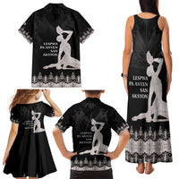 Haiti Neg Marron Silver Family Matching Tank Maxi Dress and Hawaiian Shirt Hope is Nothing Without Action LT01 - Polynesian Pride