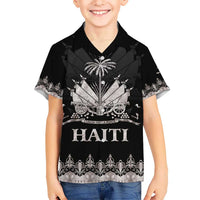 Haiti Neg Marron Silver Kid Hawaiian Shirt Hope is Nothing Without Action LT01 Kid Silver - Polynesian Pride
