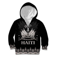 Haiti Neg Marron Silver Kid Hoodie Hope is Nothing Without Action LT01 Zip Hoodie Silver - Polynesian Pride
