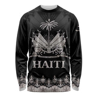 Haiti Neg Marron Silver Long Sleeve Shirt Hope is Nothing Without Action LT01 Unisex Silver - Polynesian Pride