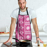 Fiji Masi All Pink Apron Tapa Pattern - Polynesian Pride