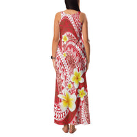 Plumeria Polynesian Coral Glitter Pattern Family Matching Tank Maxi Dress and Hawaiian Shirt LT01 - Polynesian Pride