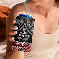 Aotearoa Toitu Te Tiriti Waitangi 4 in 1 Can Cooler Tumbler Proud To Be Maori LT01 - Polynesian Pride