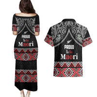 Aotearoa Toitu Te Tiriti Waitangi Couples Matching Puletasi and Hawaiian Shirt Proud To Be Maori LT01 - Polynesian Pride