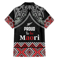 Aotearoa Toitu Te Tiriti Waitangi Family Matching Off The Shoulder Long Sleeve Dress and Hawaiian Shirt Proud To Be Maori LT01 - Polynesian Pride