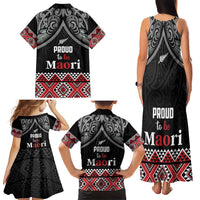 Aotearoa Toitu Te Tiriti Waitangi Family Matching Tank Maxi Dress and Hawaiian Shirt Proud To Be Maori LT01 - Polynesian Pride