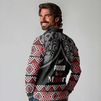 Aotearoa Toitu Te Tiriti Waitangi Long Sleeve Polo Shirt Proud To Be Maori LT01 - Polynesian Pride
