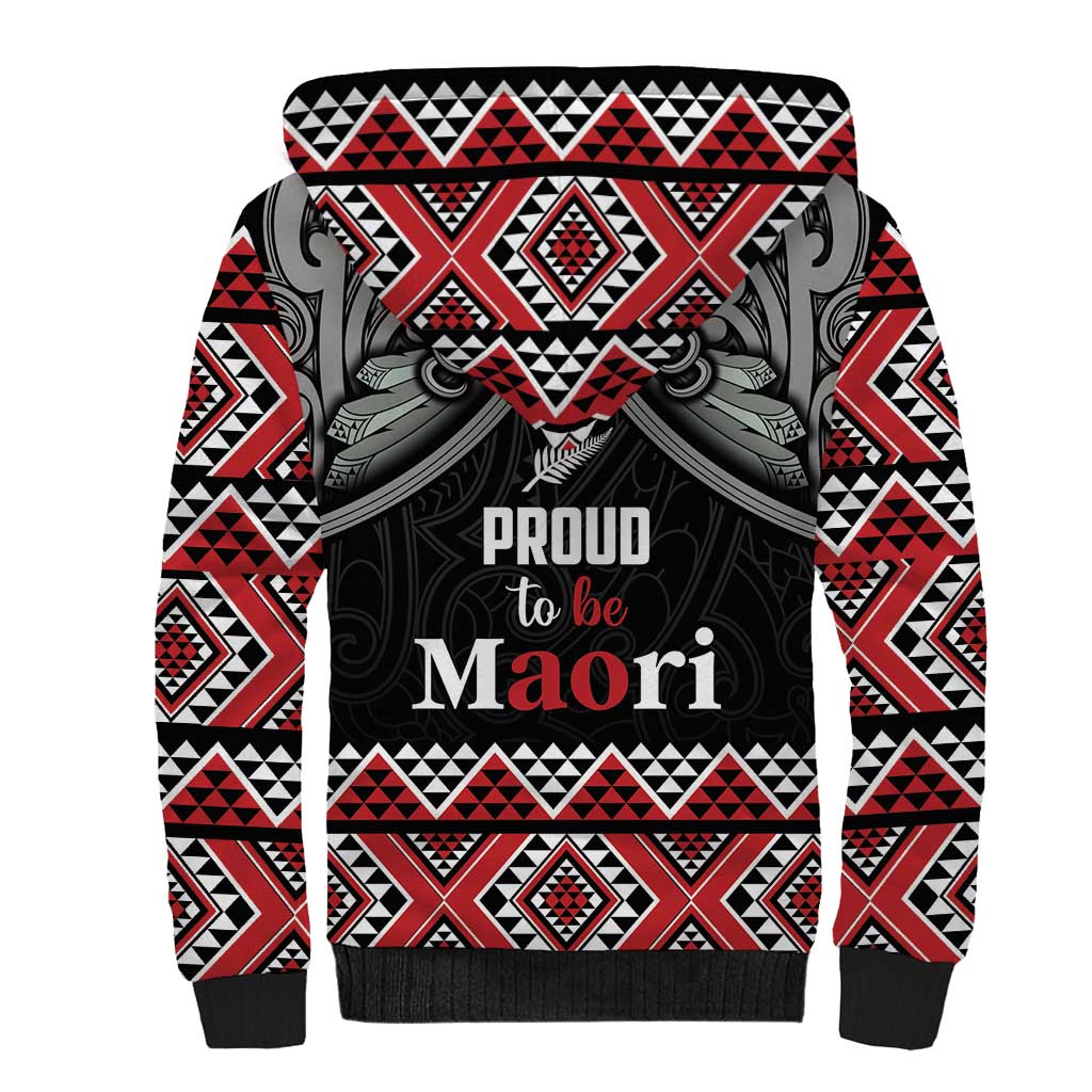 Aotearoa Toitu Te Tiriti Waitangi Sherpa Hoodie Proud To Be Maori LT01 - Polynesian Pride