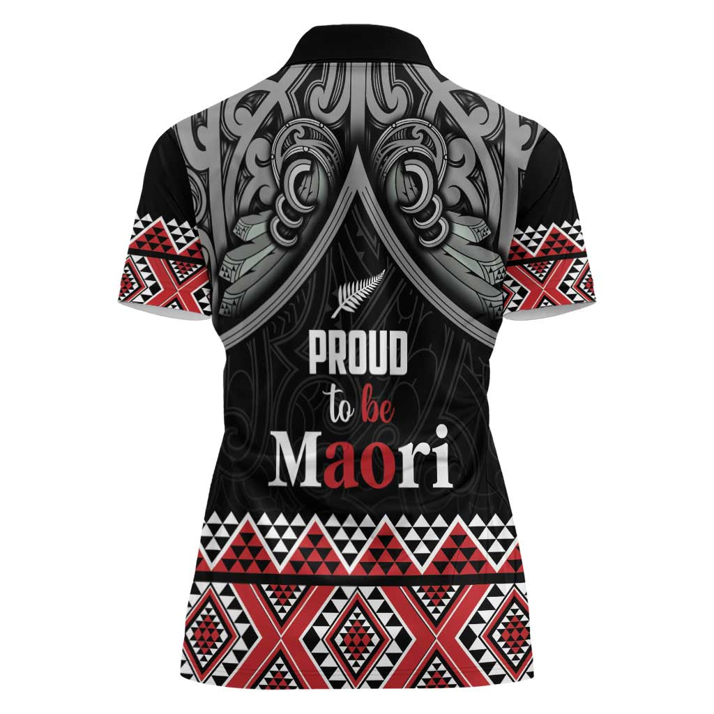 Aotearoa Toitu Te Tiriti Waitangi Women Polo Shirt Proud To Be Maori