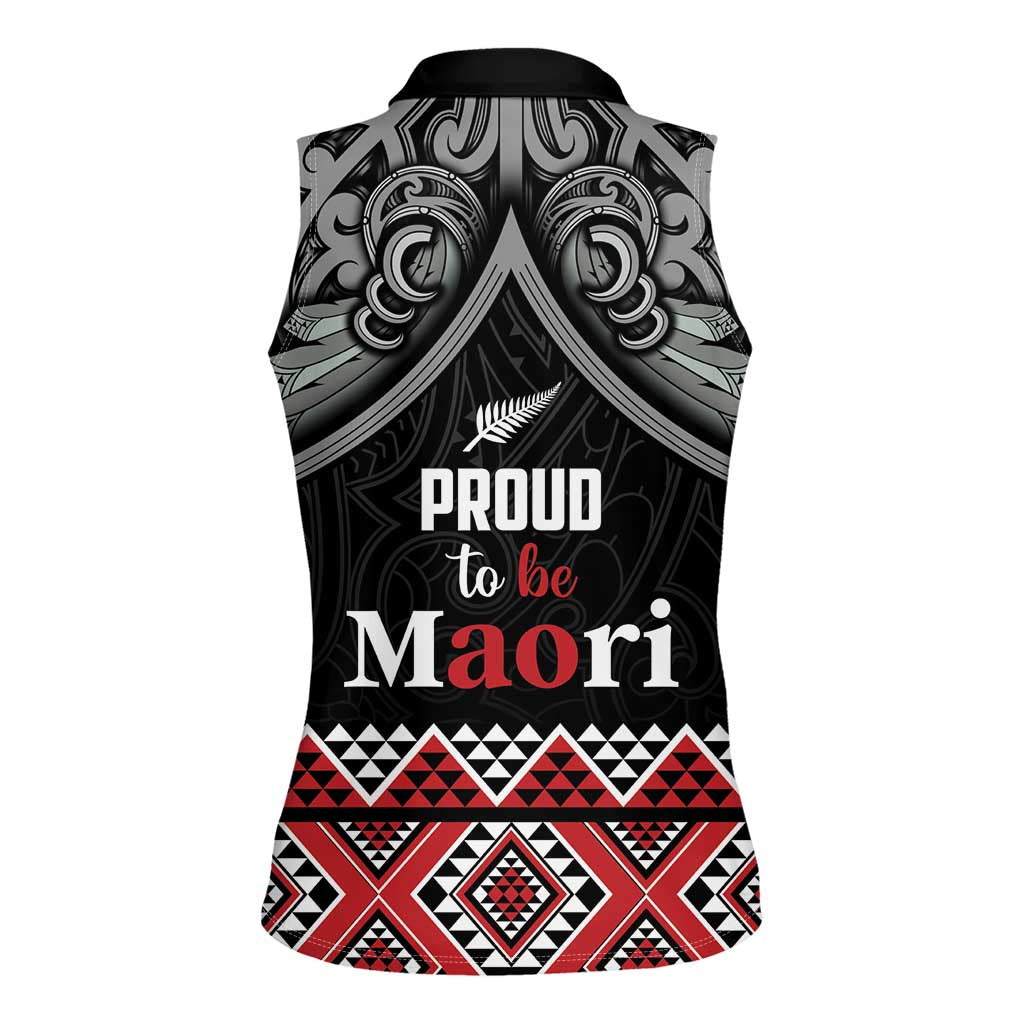 Aotearoa Toitu Te Tiriti Waitangi Women Sleeveless Polo Shirt Proud To Be Maori LT01 - Polynesian Pride