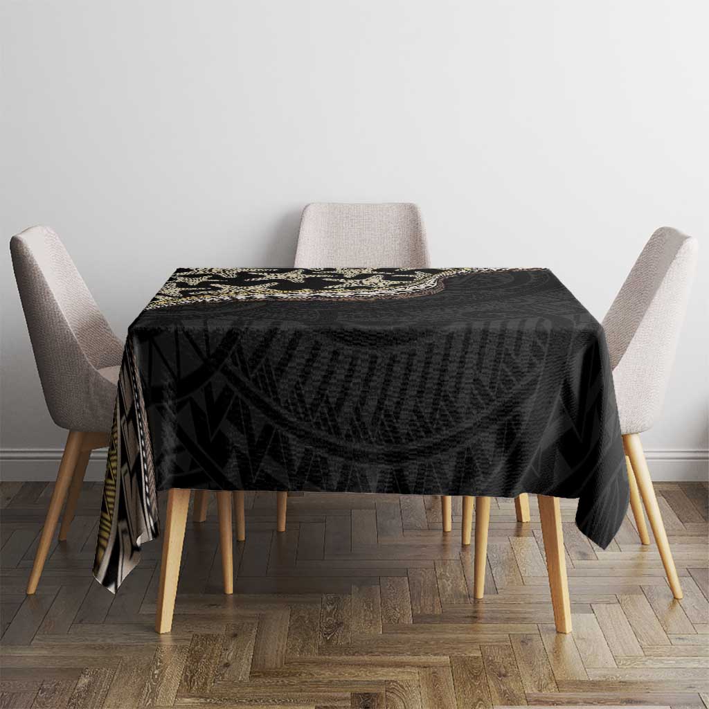 Beige Polynesian Starfish Unique Pattern Tablecloth