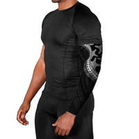 Monotone Polynesian Starfish Unique Pattern Arm Sleeves